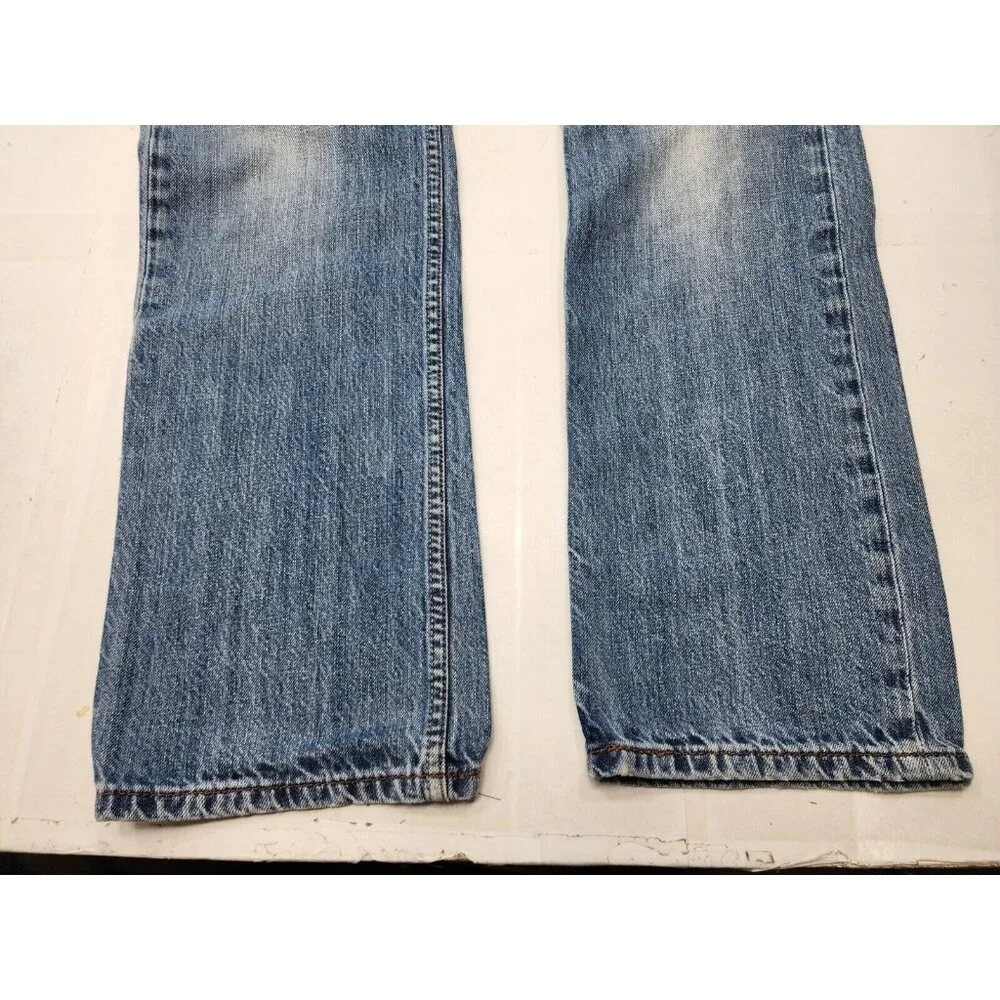 Levi's 514 Mens 100% Cotton Slim Straight Denim Distressed Jeans Size 32x34